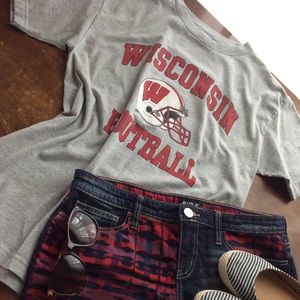 Wisconsin Football Graphic TShirt